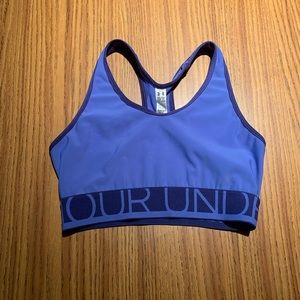 blue under armour xs sports bra